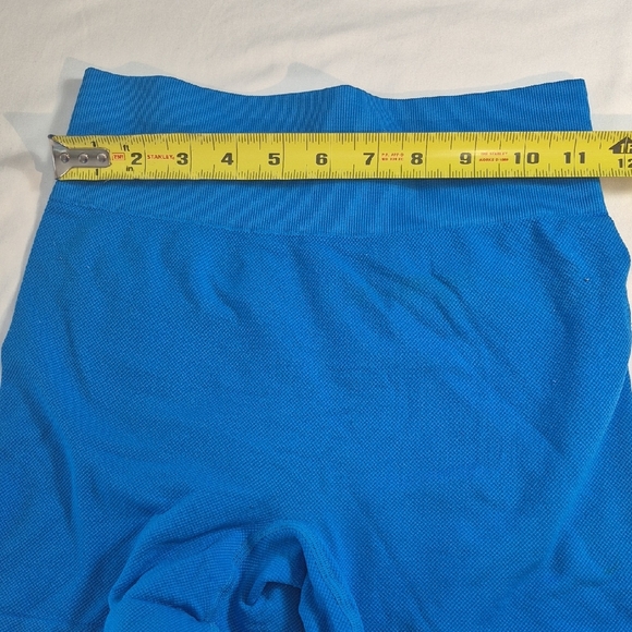 Blue and Purple High-Waisted Athletic Shorts - Picture 6 of 11